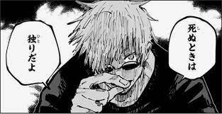 死ぬときは独りだよ