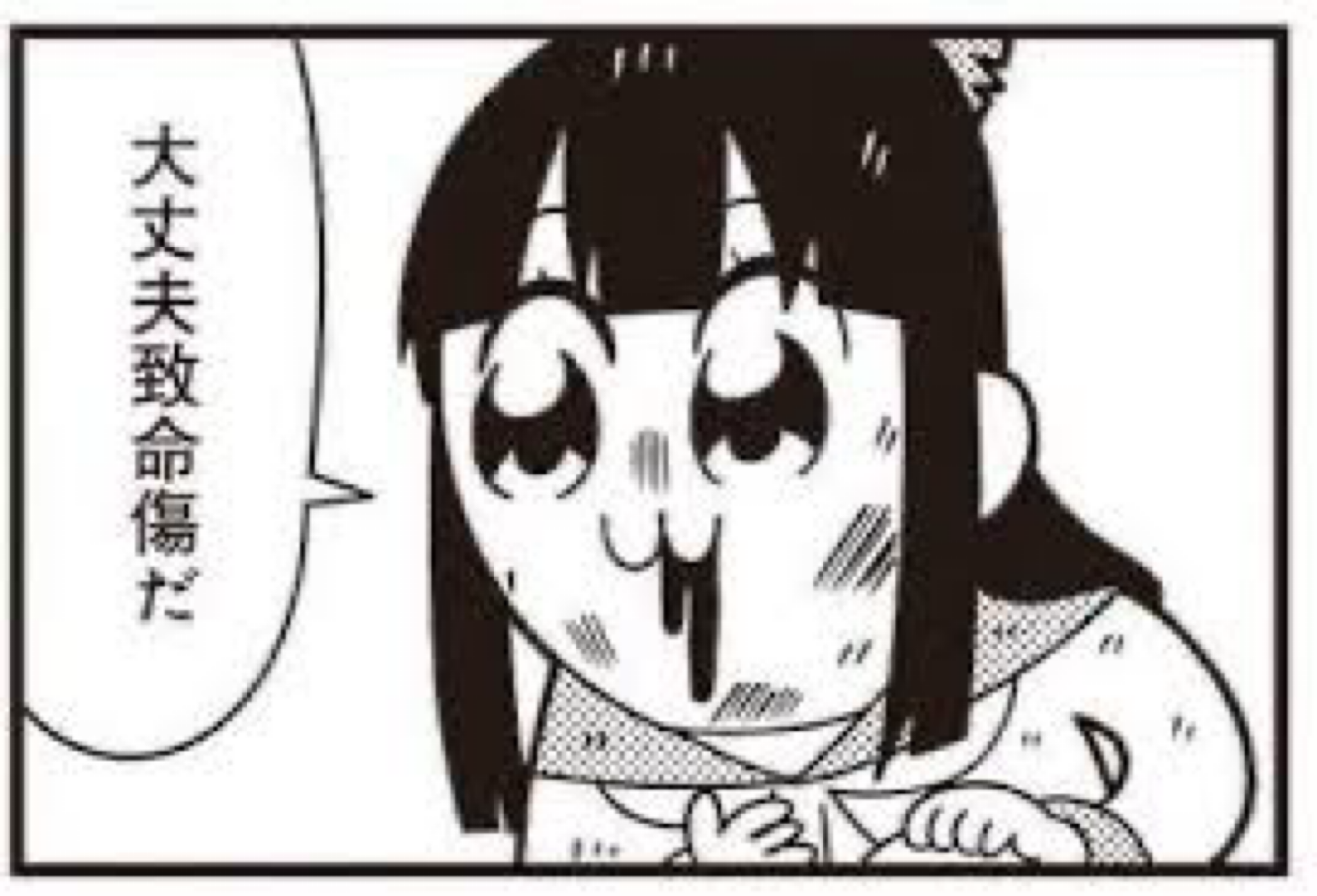 大丈夫致命傷だ