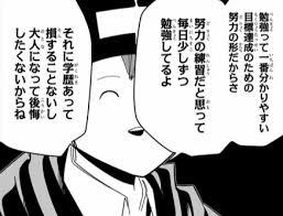 勉強って一番わかりやすい目標達成のための努力の形だからさ 努力の練習だと思って毎日少しづづ勉強してるよ それに学歴あって損することないし大人になって後悔したくないからね